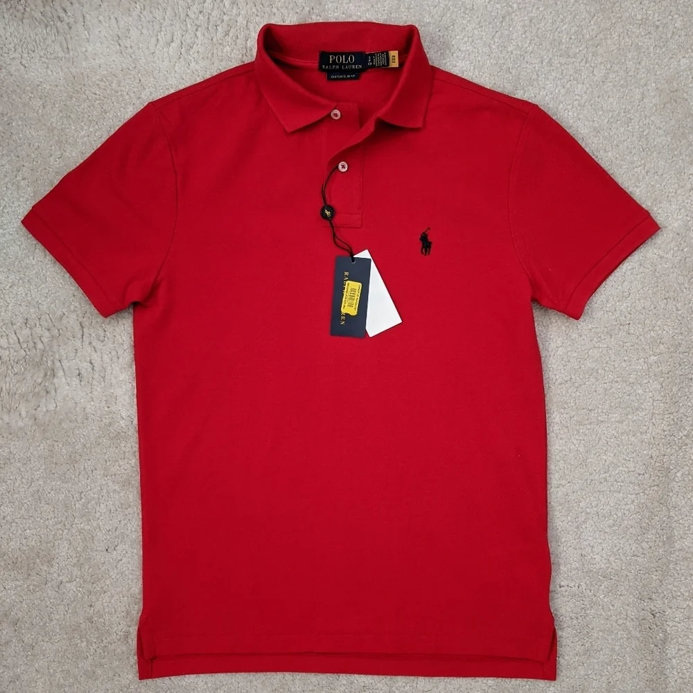 NWT Polo Ralph Lauren red polo shirt small